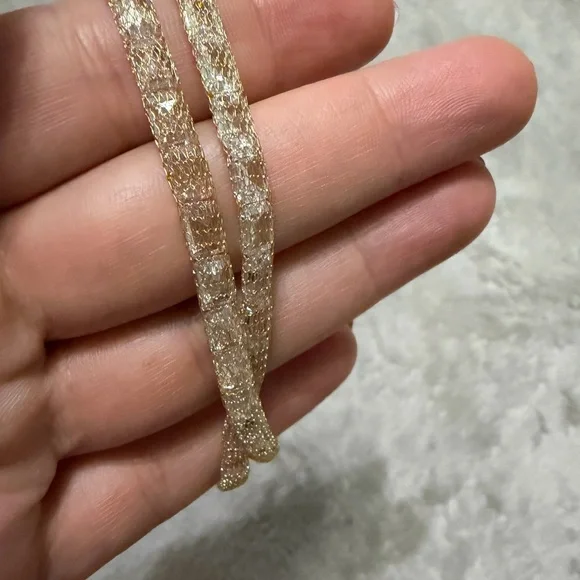 Golden Clef Elegant  14 k Gold Necklace by Premier Designs new - Picture 3 of 10